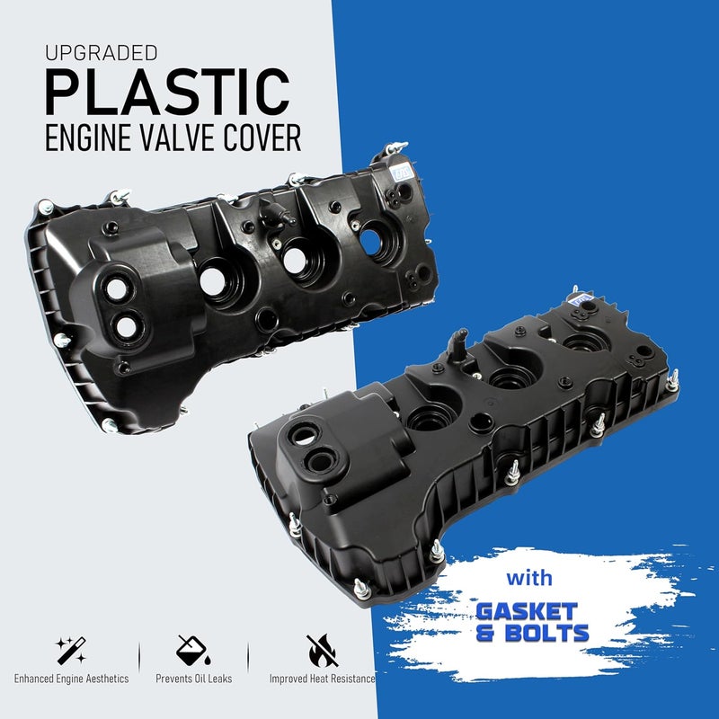 Cns Engine Valve Cover w/Gasket Right Side Compatible with Ford/Lincoln 3.5L (3496cc/213cid) DOHC V6 Turbo - Image 4